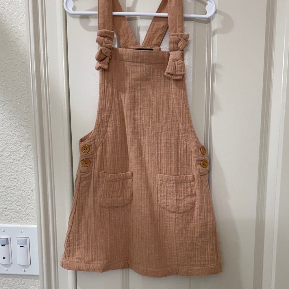 Cynthia Rowley Kids Light Brown Overalls